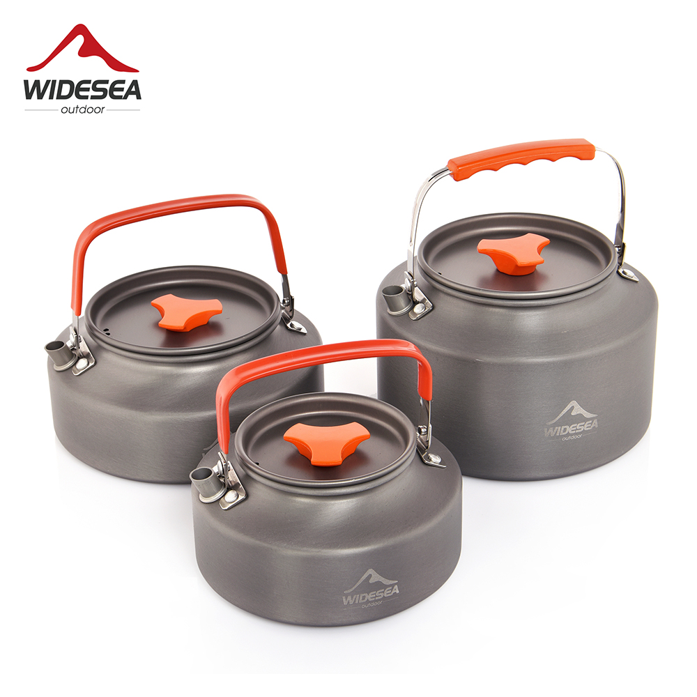 Camping Cooking Utensil Set - Widesea 1.1L 2L1.5L Camping กาต้มน้ํากาแฟกลางแจ้งกาต้มน้ําบนโต๊ะอาหารชุดปิกนิกอุปกรณ์เครื่องครัวการท่องเที่ยวเครื่องครัว