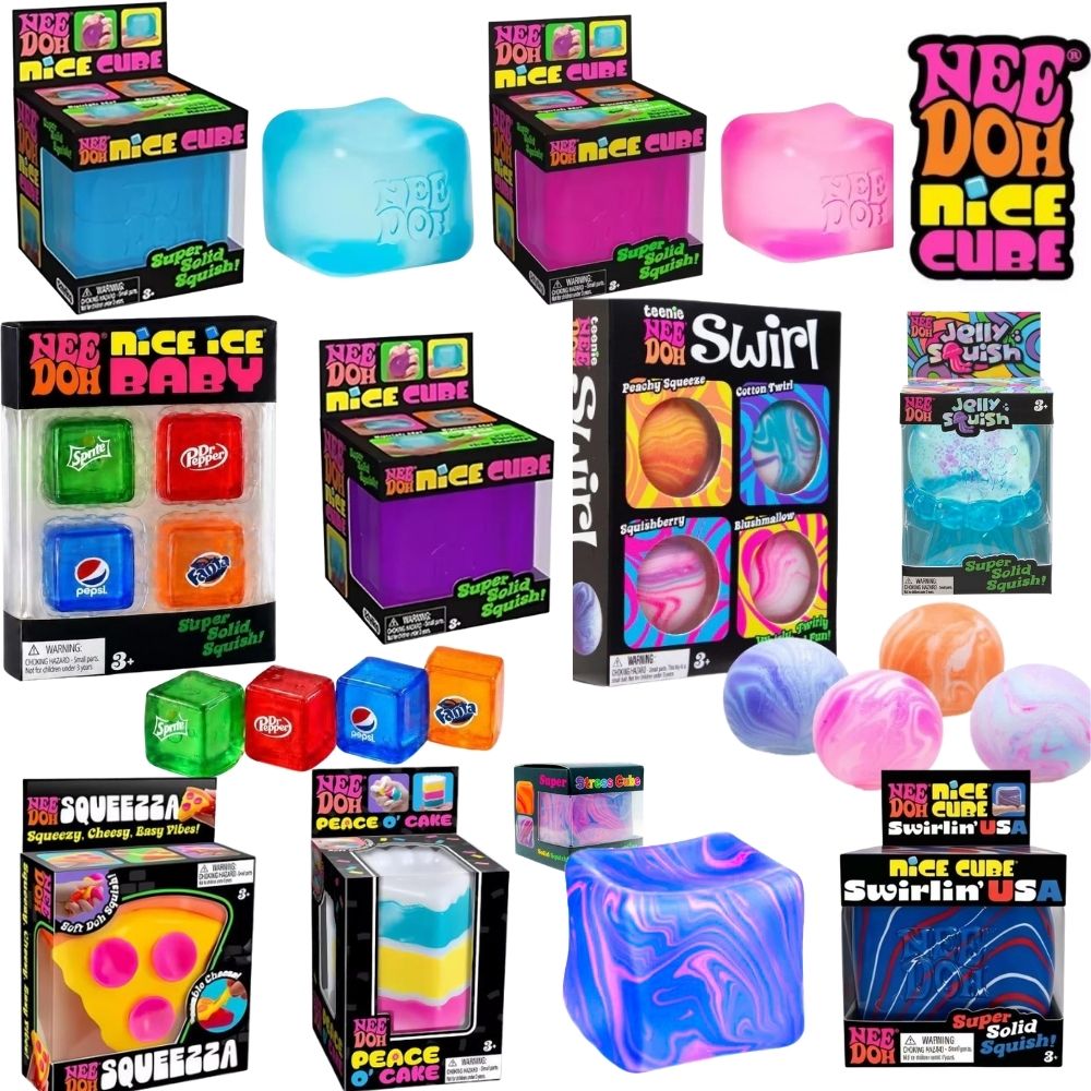Fire Starter Cube - ของเล่นบีบคลายเครียด Schylling Nee-Doh Nice Cube Sensory