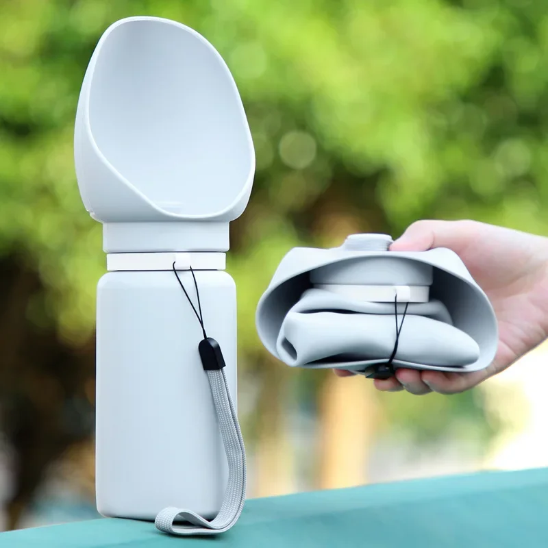 Camping Cooking Bowl - ซิลิโคนแบบพกพาถ้วยน้ําสัตว์เลี้ยงท่องเที่ยวกลางแจ้งพับ LeakProof ขวดน้ําสุนัขชามสําหรับเดินป่า