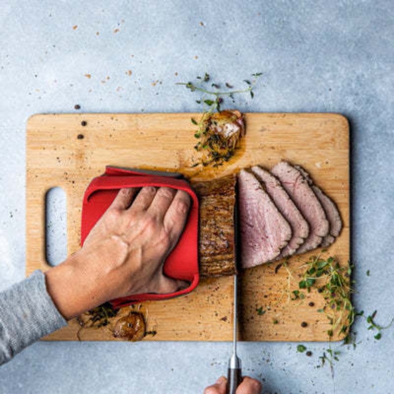 Cooking Outdoor Camping - ถุงมือซิลิโคนสำหรับใช้ในบ้าน ทนความร้อน กันลื่น ใช้จับหม้อได้หลากหลาย ถุงมือครัวสำหรับทำอาหาร แคมป์ปิ้งกลางแจ้ง