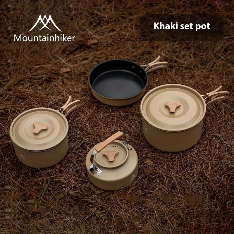 Camping Cooking Cupboard - ชุดหม้อและกระทะสำหรับตั้งแคมป์ Mountainhiker อุปกรณ์ทำอาหารกลางแจ้ง