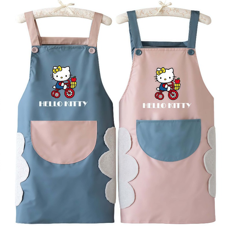Camping Cooking Apron - ใหม่กันน้ำกันน้ำมัน PVC ผ้ากันเปื้อนสำหรับทำอาหารในครัว,น่ารักแขนกุดทำงานสำหรับผู้หญิงผู้ชาย, บ้านทุกเพศ,จัดส่งฟรี