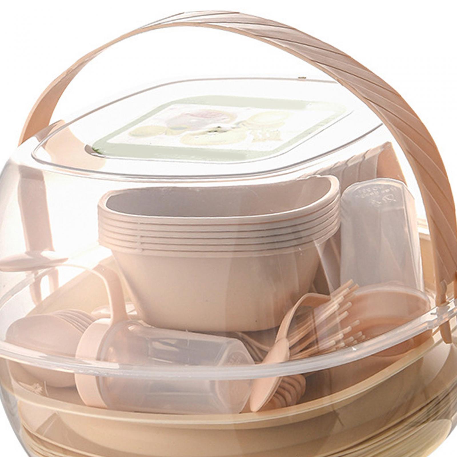 Camping Cooking And Cutlery Set - ชุดอาหารเย็น 48 ชิ้น ชุดช้อนส้อมสำหรับเดินทาง แคมป์ปิ้ง สำหรับบ้าน