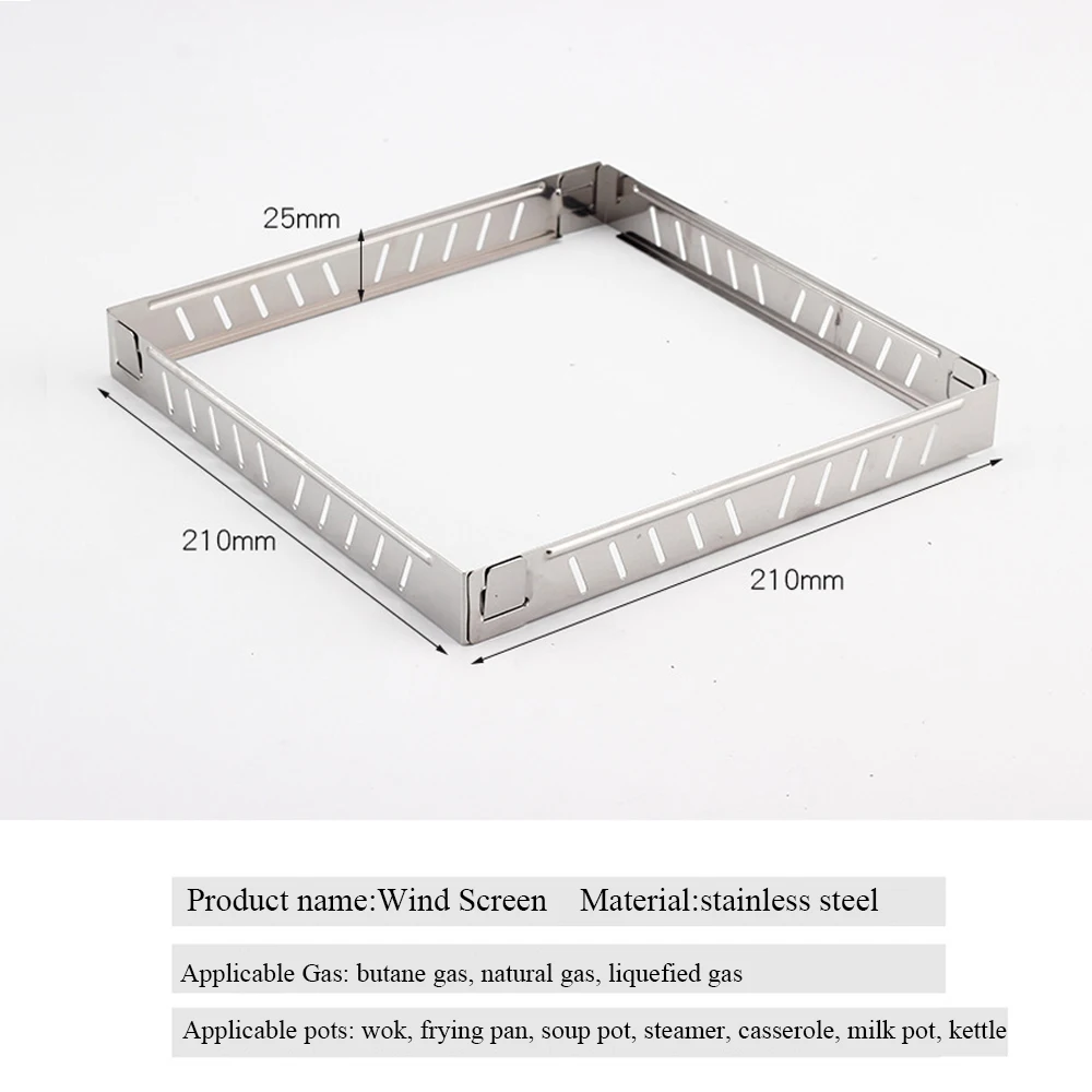 เตาแก๊สกลางแจ้งพร้อมแผ่นกันลมส - Camping Cooking Windscreen บทวิจารณ์และราคา