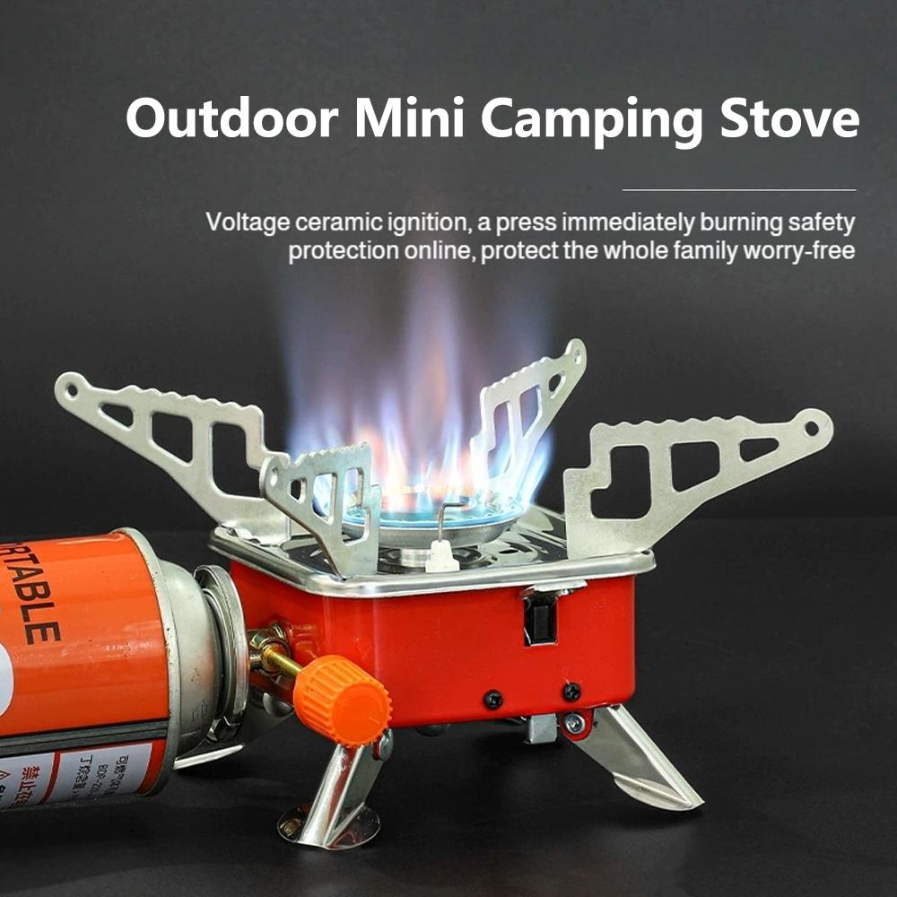เตาแก๊สพกพาแบบพับได้ ทนลม กำลั - Camping Cooking Heater บทวิจารณ์และราคา