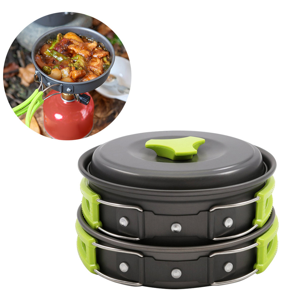 ชุดเครื่องครัวสำหรับตั้งแคมป์น - Camping Lightweight Cooking Pot บทวิจารณ์และราคา