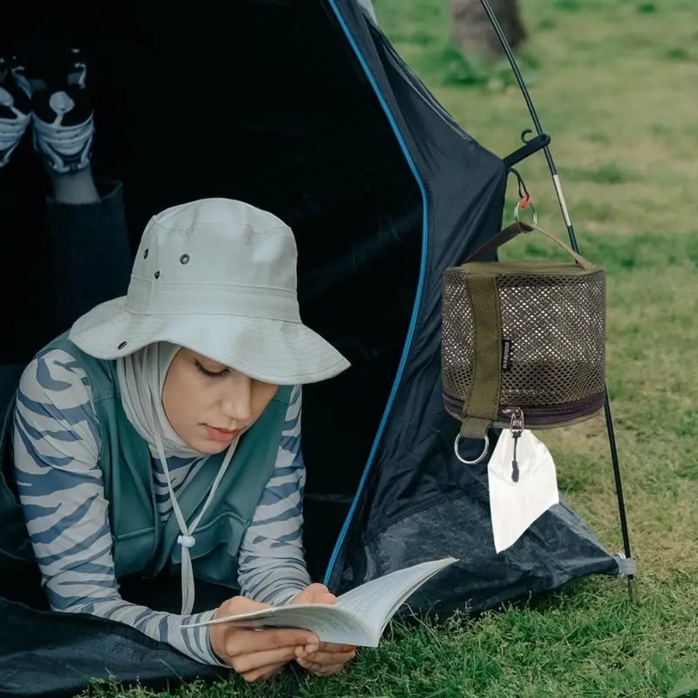 Outdoor Camping เนื้อเยื่อม้วน - Camping Cooking Utensil Set บทวิจารณ์และราคา