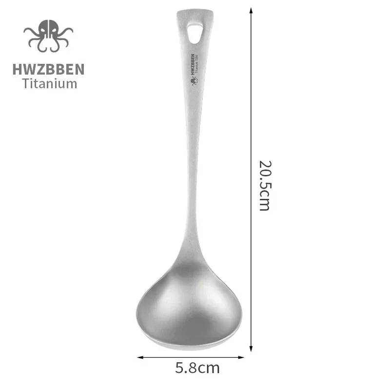 ช้อนซุปไททาเนียมกลางแจ้ง hwzbb - Camping Cooking Ware บทวิจารณ์และราคา