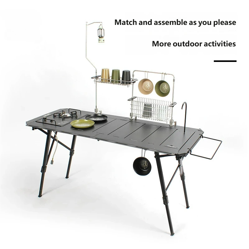 โต๊ะพับอลูมิเนียมอัลลอยแบบพกพา - Cooking Outdoor Camping บทวิจารณ์และราคา