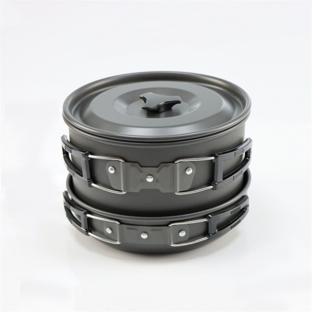 ชุดเครื่องครัวแคมป์ปิ้งอลูมิเน - Camping Lightweight Cooking Pot บทวิจารณ์และราคา