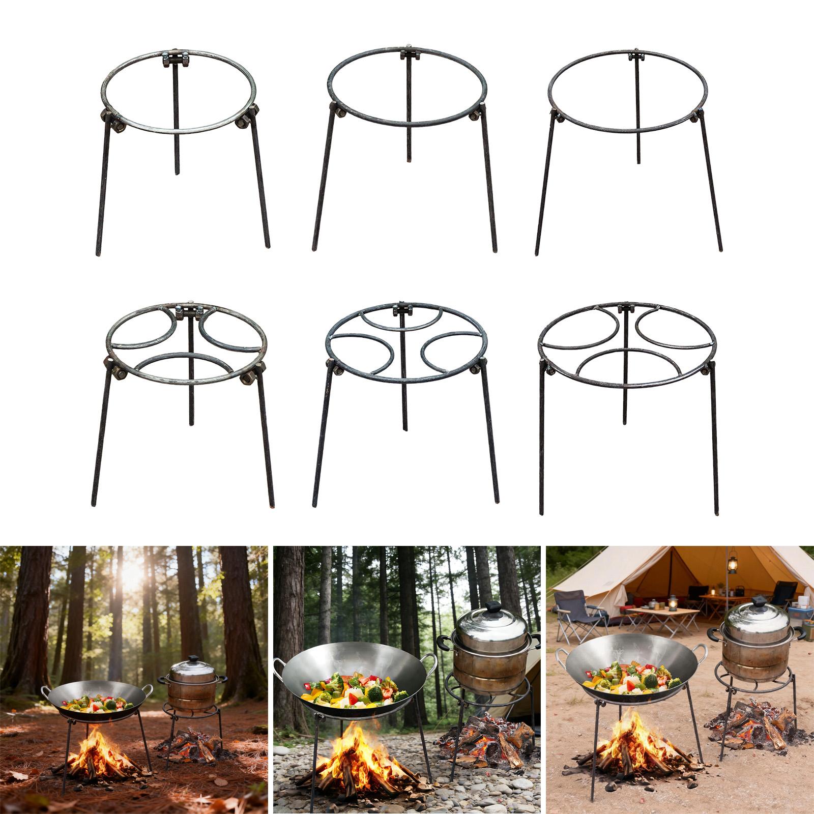 ขาตั้งเตาแบบพับได้สำหรับแคมป์ไ - Camping Cooking Pot Tripod บทวิจารณ์และราคา