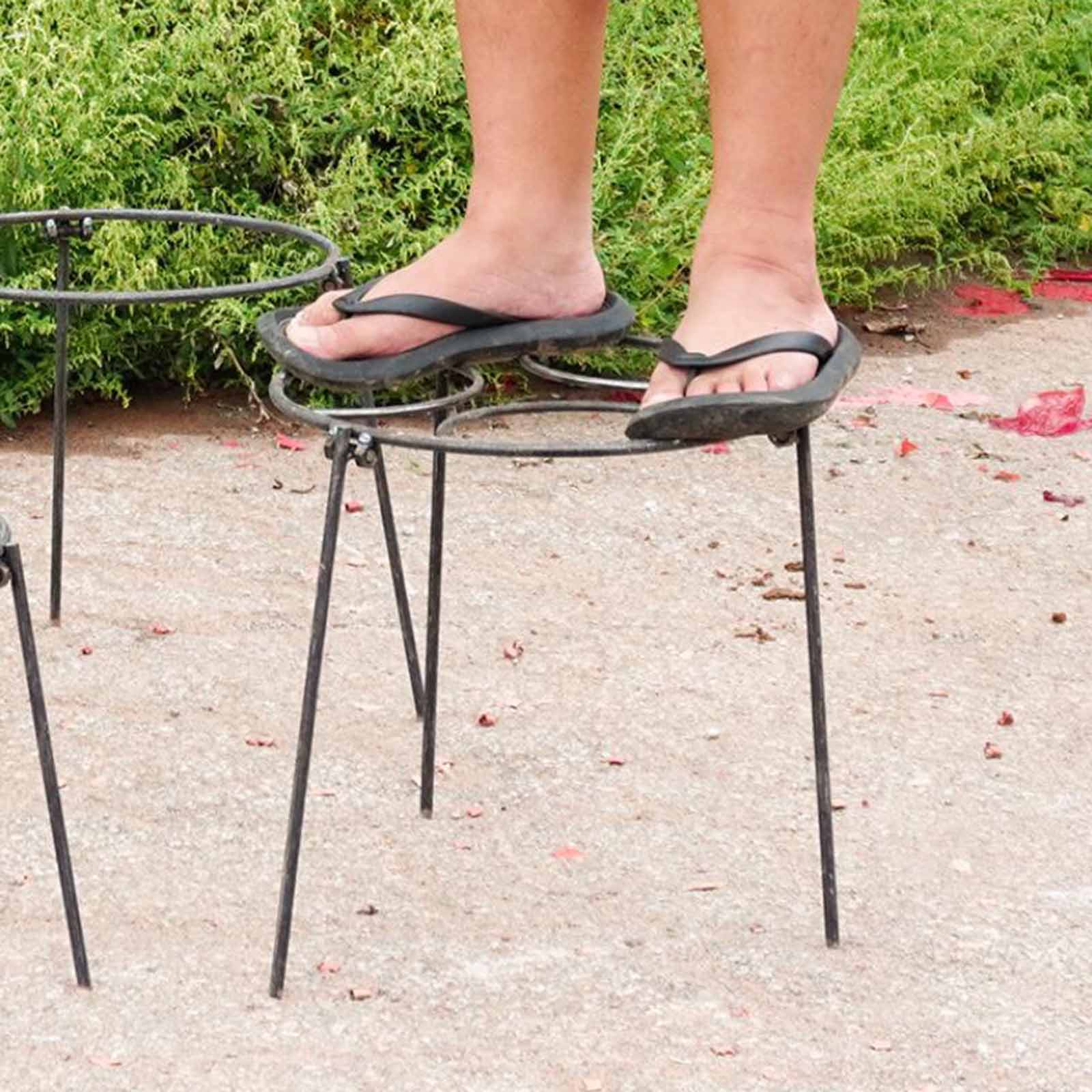 ขาตั้งเตาแบบพับได้สำหรับแคมป์ไ - Camping Cooking Pot Tripod บทวิจารณ์และราคา