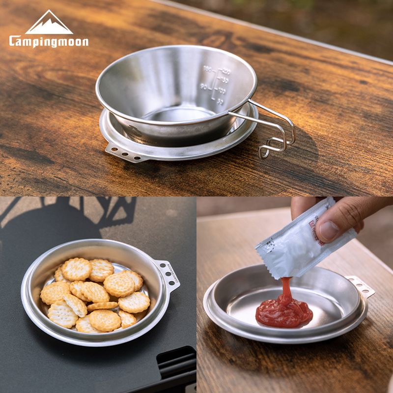 กระทะสแตนเลสหนาพิเศษ CAMPINGMO - Camping Cooking Dishes บทวิจารณ์และราคา