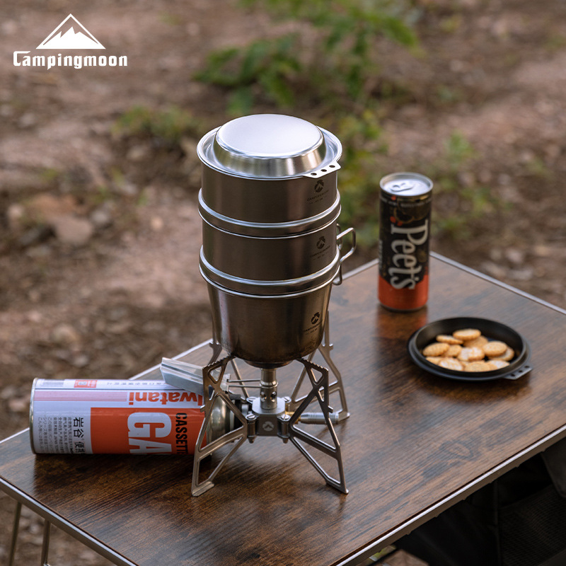 กระทะสแตนเลสหนาพิเศษ CAMPINGMO - Camping Cooking Dishes บทวิจารณ์และราคา