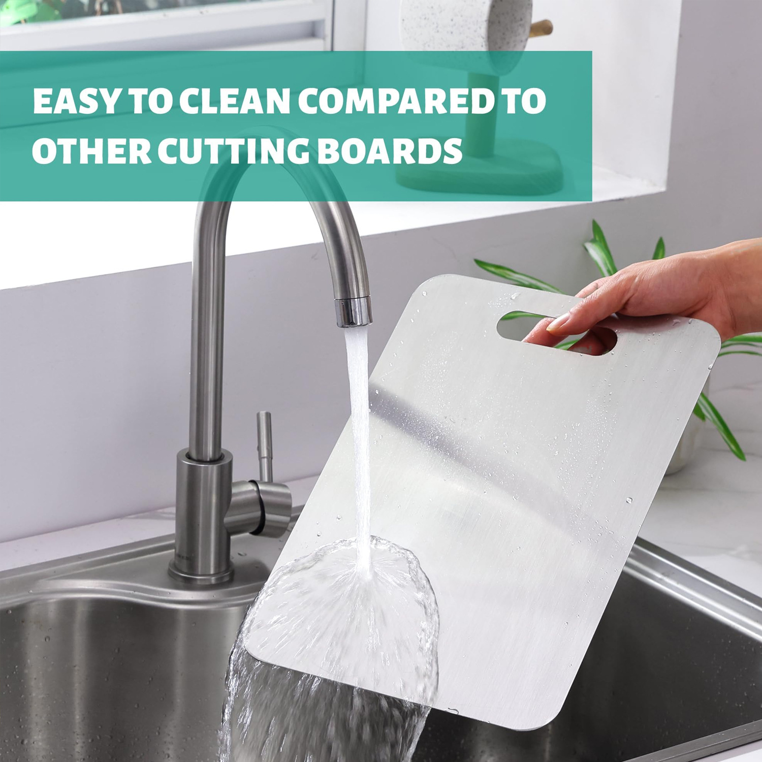 เขียงไทเทเนียมแท้ หนา 1/1.2/1. - Camp Cutting Board บทวิจารณ์และราคา