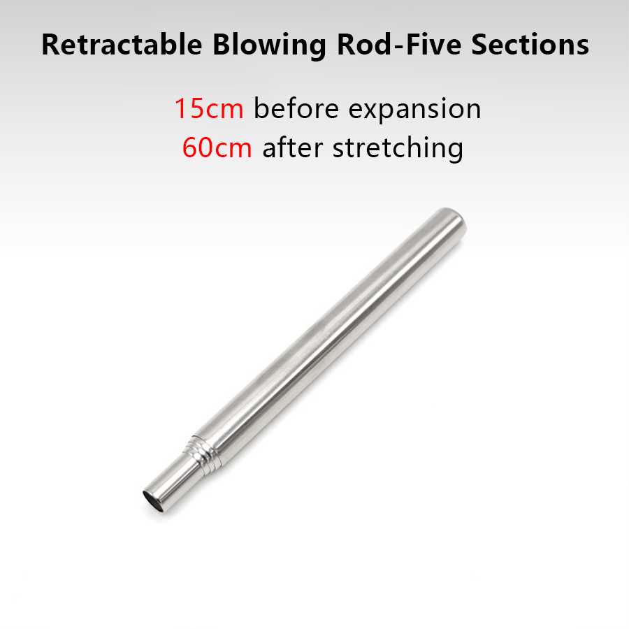 สแตนเลส Blowpipe Pocket Bellow - Camping Cooking Ware บทวิจารณ์และราคา