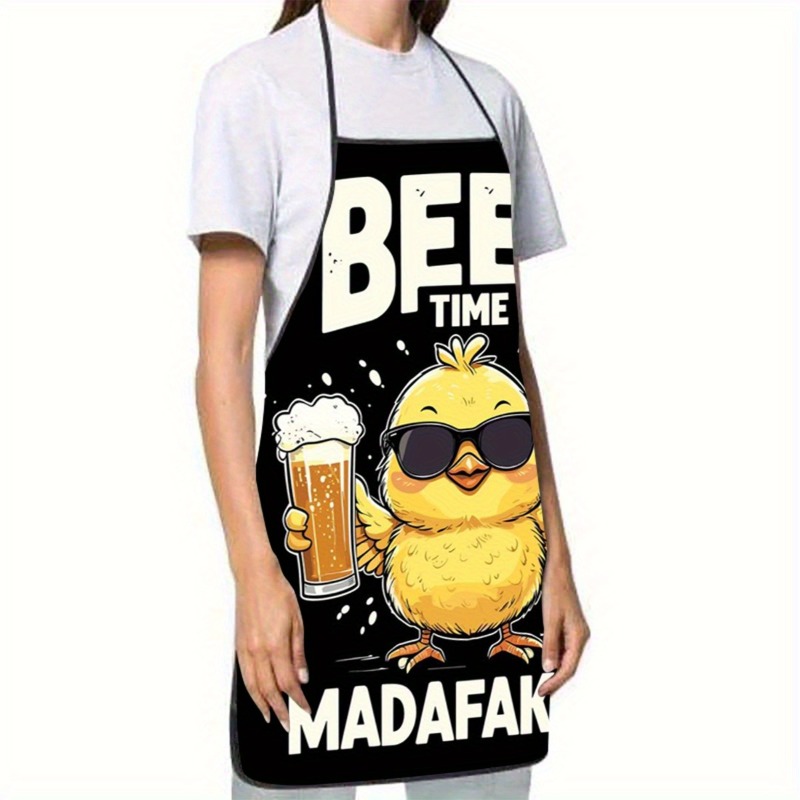 ผ้ากันเปื้อนลายไก่กับเบียร์สุด - Camping Cooking Apron บทวิจารณ์และราคา