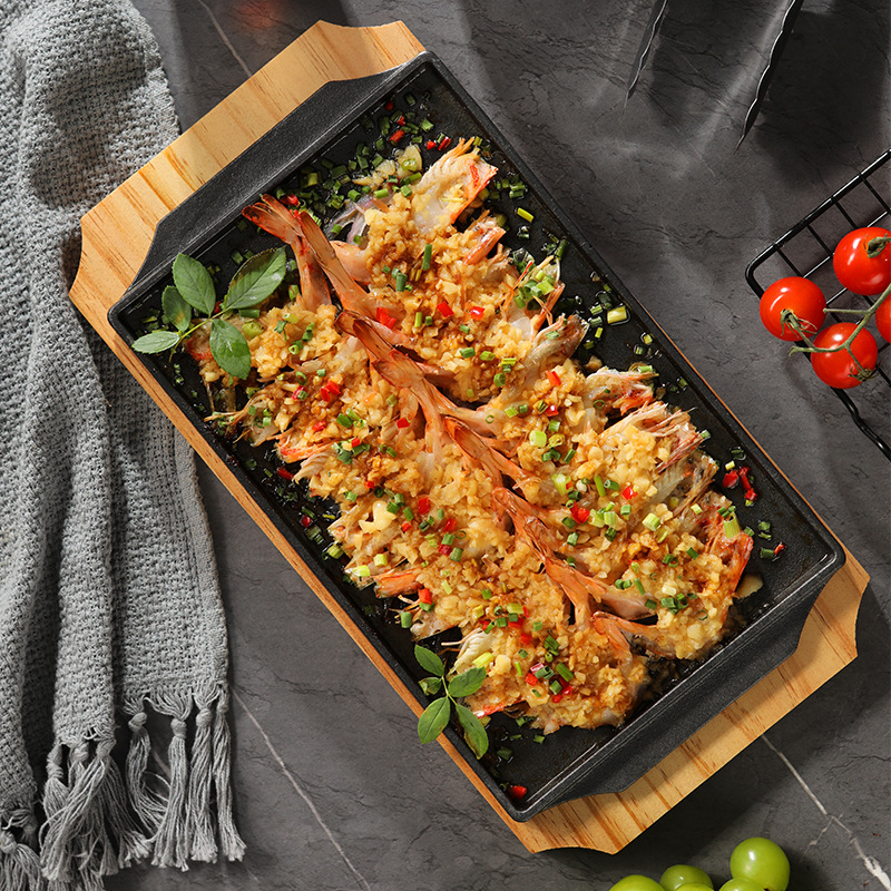 เตาเทปปันยากิเหล็กหล่อ รูปทรงส - Camping Cooking Griddle บทวิจารณ์และราคา