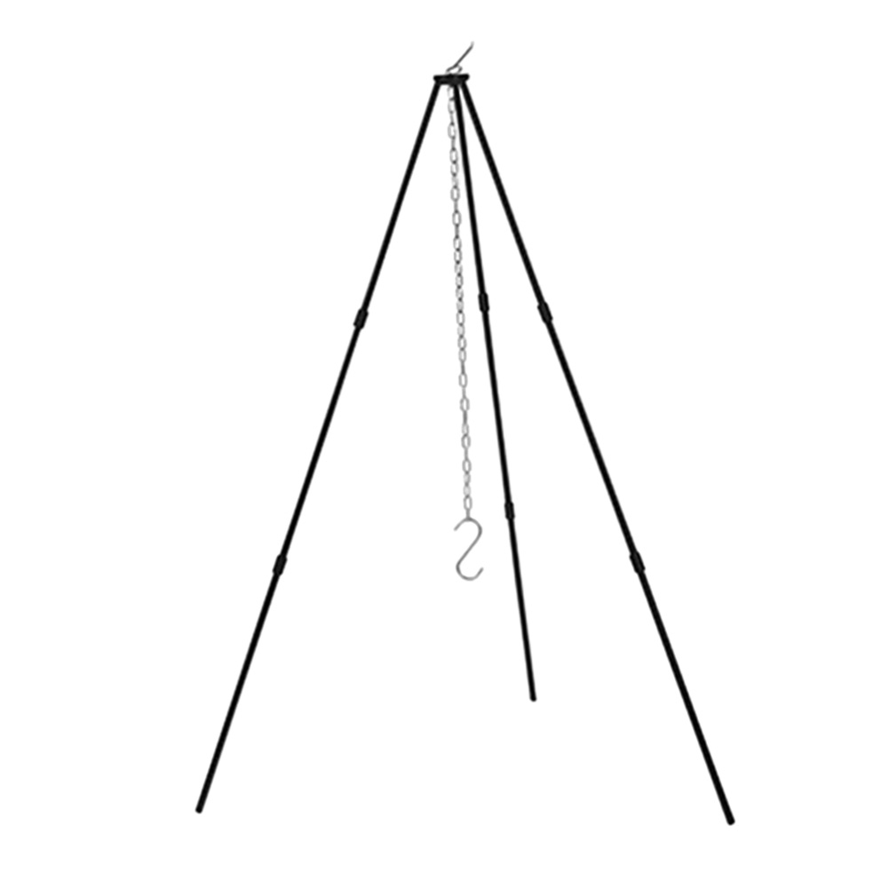 ขาตั้งเตาแบบพกพาสำหรับทำอาหารก - Camping Cooking Pot Tripod บทวิจารณ์และราคา