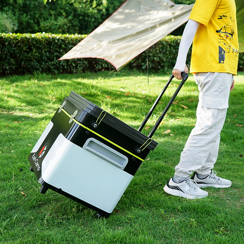 โต๊ะครัวพกพาสำหรับตั้งแคมป์แบบ - Camping Outdoor Cooking Table บทวิจารณ์และราคา