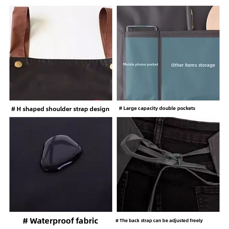 ผ้ากันเปื้อนกันน้ำและน้ำมันในค - Camping Cooking Apron บทวิจารณ์และราคา