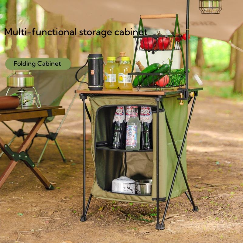 ตู้เก็บของสำหรับตั้งแคมป์กลางแ - Camping Cooking Cupboard บทวิจารณ์และราคา
