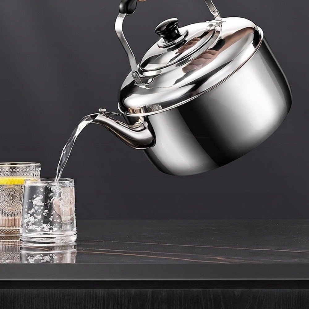 กาต้มน้ำชาแบบมีเสียงหวีด ความจ - Camping Cooking Vessel บทวิจารณ์และราคา