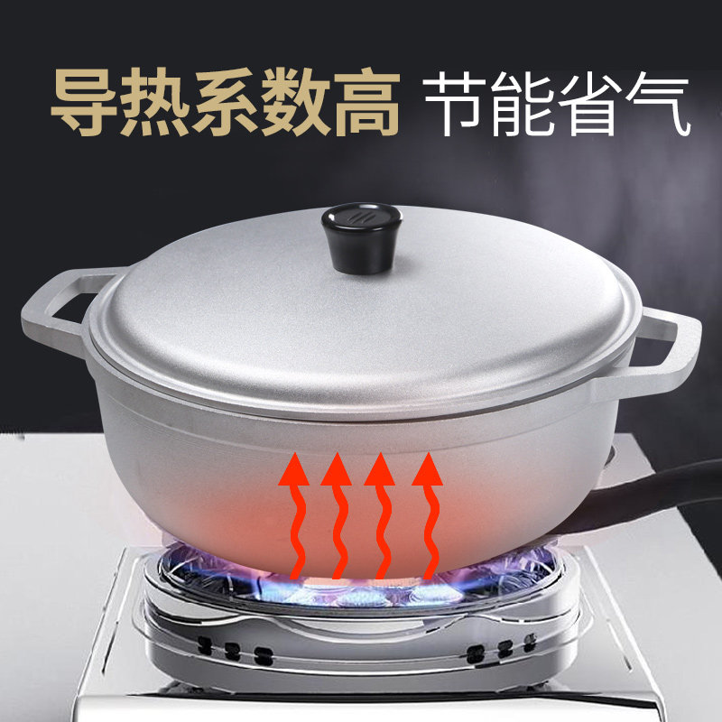 หม้ออลูมิเนียมหนาขนาดเล็กสำหรั - Camping Lightweight Cooking Pot บทวิจารณ์และราคา