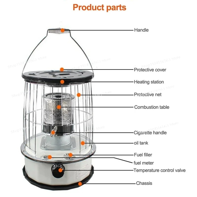 เตาไฟพกพาสำหรับตกปลาในน้ำแข็ง  - Cooking Outdoor Camping บทวิจารณ์และราคา