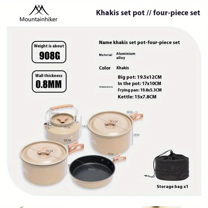 ชุดหม้อและกระทะสำหรับตั้งแคมป์ - Camping Cooking Cupboard บทวิจารณ์และราคา