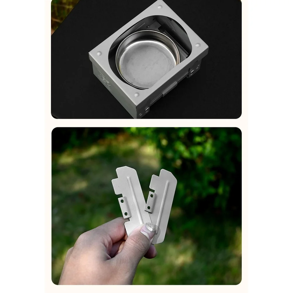 เตาเชื้อเพลิงแบบพกพาพับได้ของเ - Camping Cooking Tray บทวิจารณ์และราคา