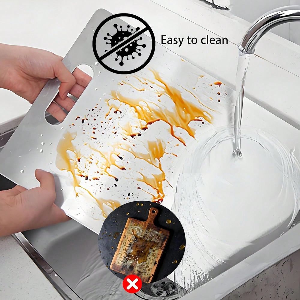 แผ่นตัดสแตนเลส 304 สำหรับครัวแ - Camp Cutting Board บทวิจารณ์และราคา