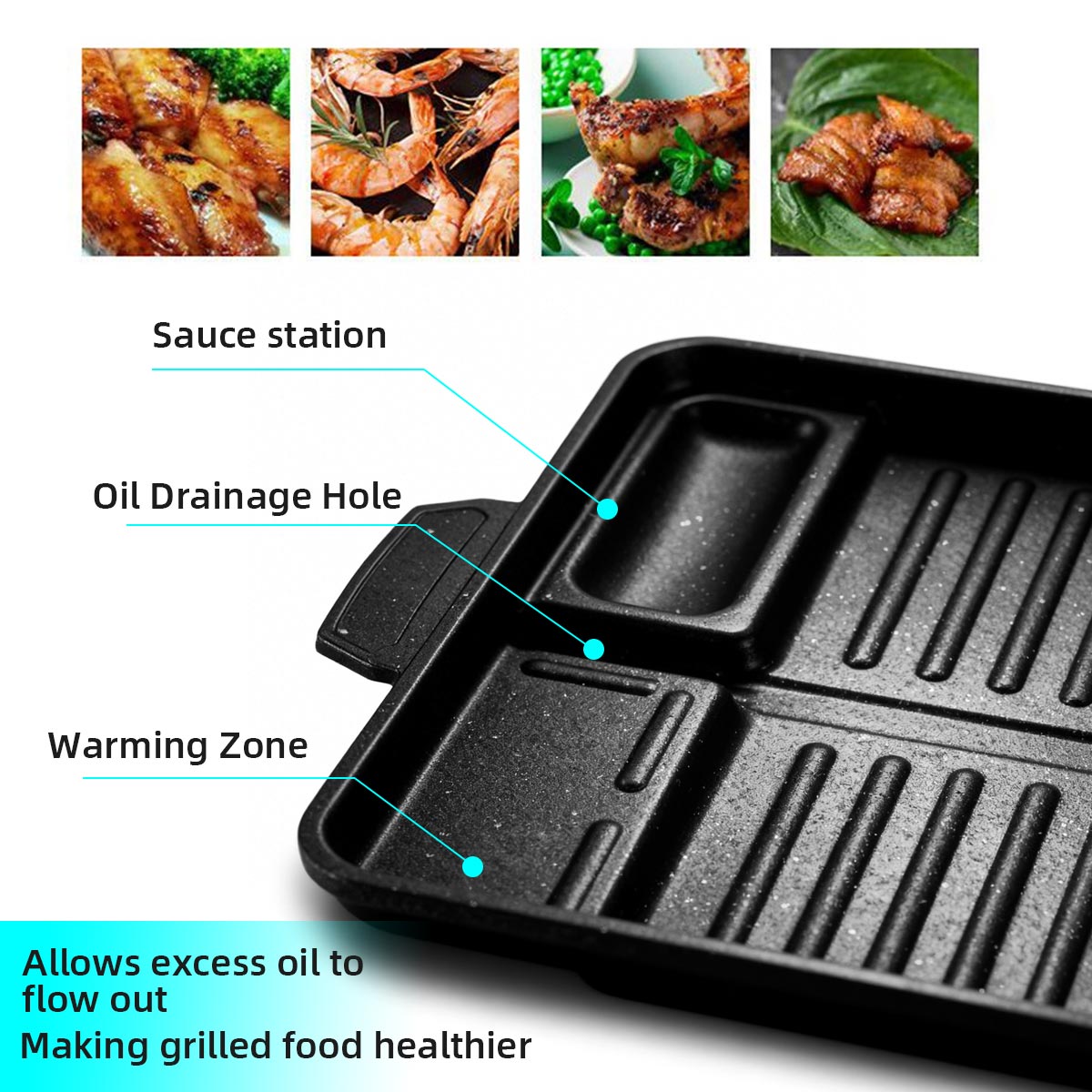 กระทะย่างเนื้อแบบเกาหลี เคลือบ - Camping Cooking Cupboard บทวิจารณ์และราคา