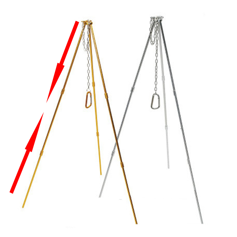 ขาตั้งกล้องตั้งแคมป์กลางแจ้ง,  - Camping Cooking Pot Tripod บทวิจารณ์และราคา