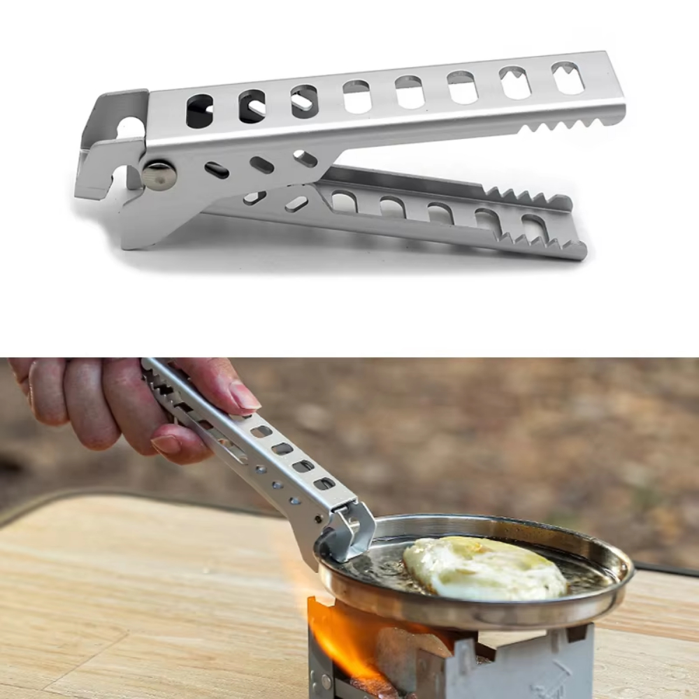 ที่จับหม้ออลูมิเนียมกันความร้อ - Camping Cooking Tray บทวิจารณ์และราคา