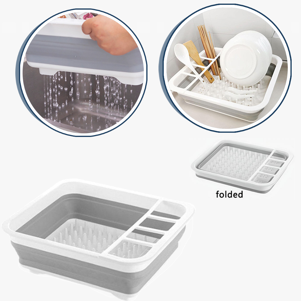 ชั้นวางจานแบบพับได้ ที่คว่ำจาน - Camping Cooking Tray บทวิจารณ์และราคา
