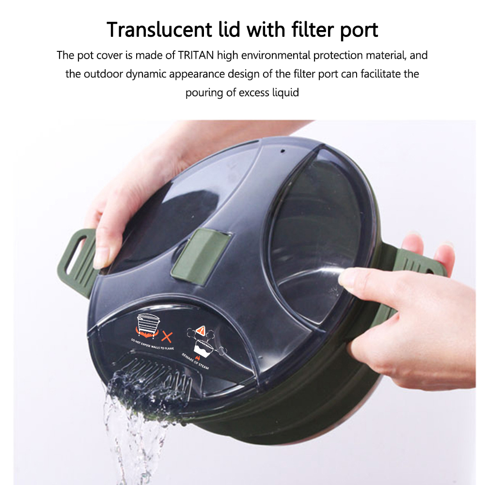 กาน้ำชาซิลิโคนแบบพับได้สำหรับต - Camping Cooking Ware บทวิจารณ์และราคา