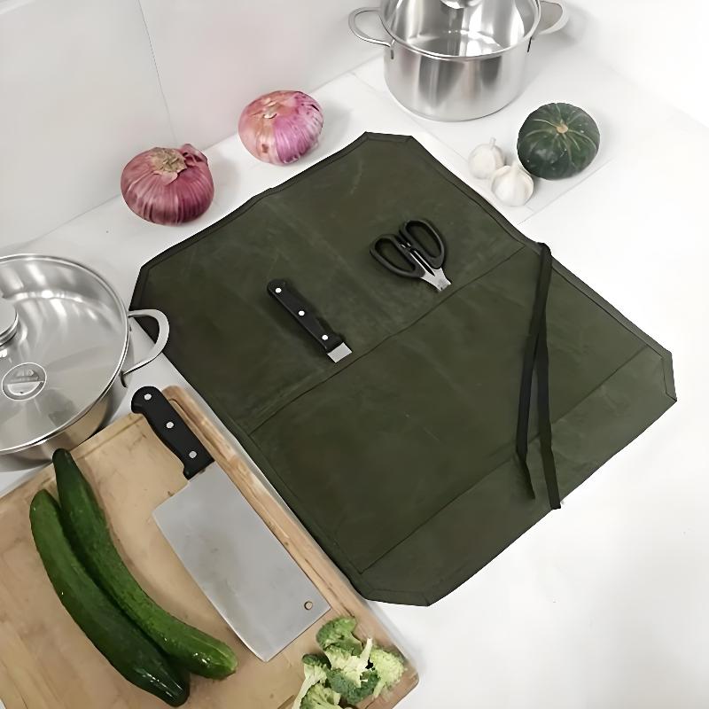 กระเป๋าใส่มีดเชฟผ้าแคนวาสเคลือ - Camping Cooking Rack บทวิจารณ์และราคา