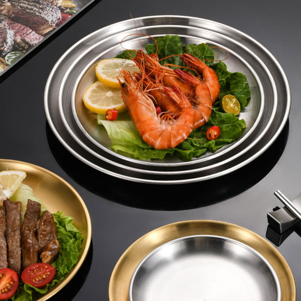 8 ชิ้นโลหะรับประทานอาหารจานสแต - Camping Cooking Tray บทวิจารณ์และราคา