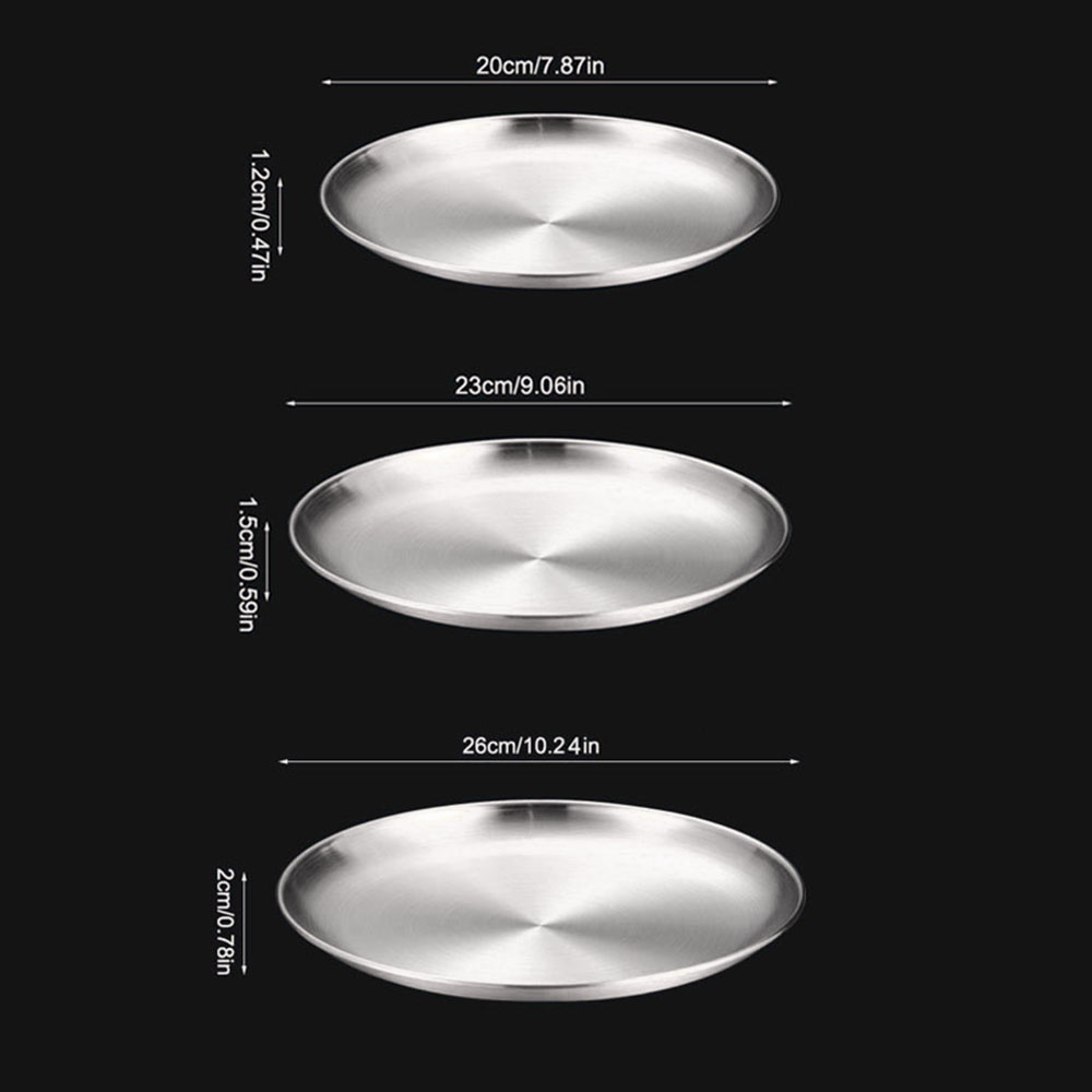8 ชิ้นโลหะรับประทานอาหารจานสแต - Camping Cooking Tray บทวิจารณ์และราคา