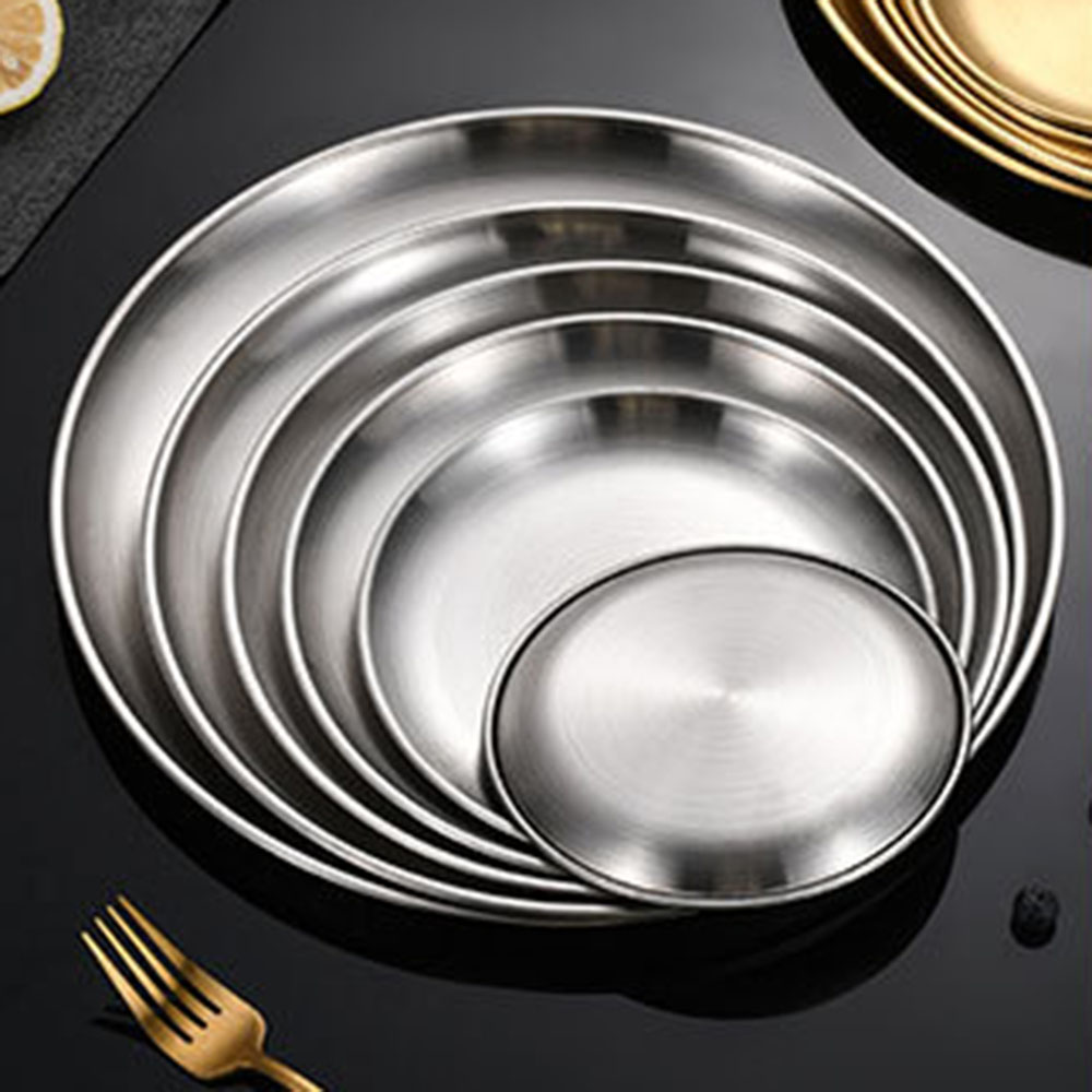 8 ชิ้นโลหะรับประทานอาหารจานสแต - Camping Cooking Tray บทวิจารณ์และราคา