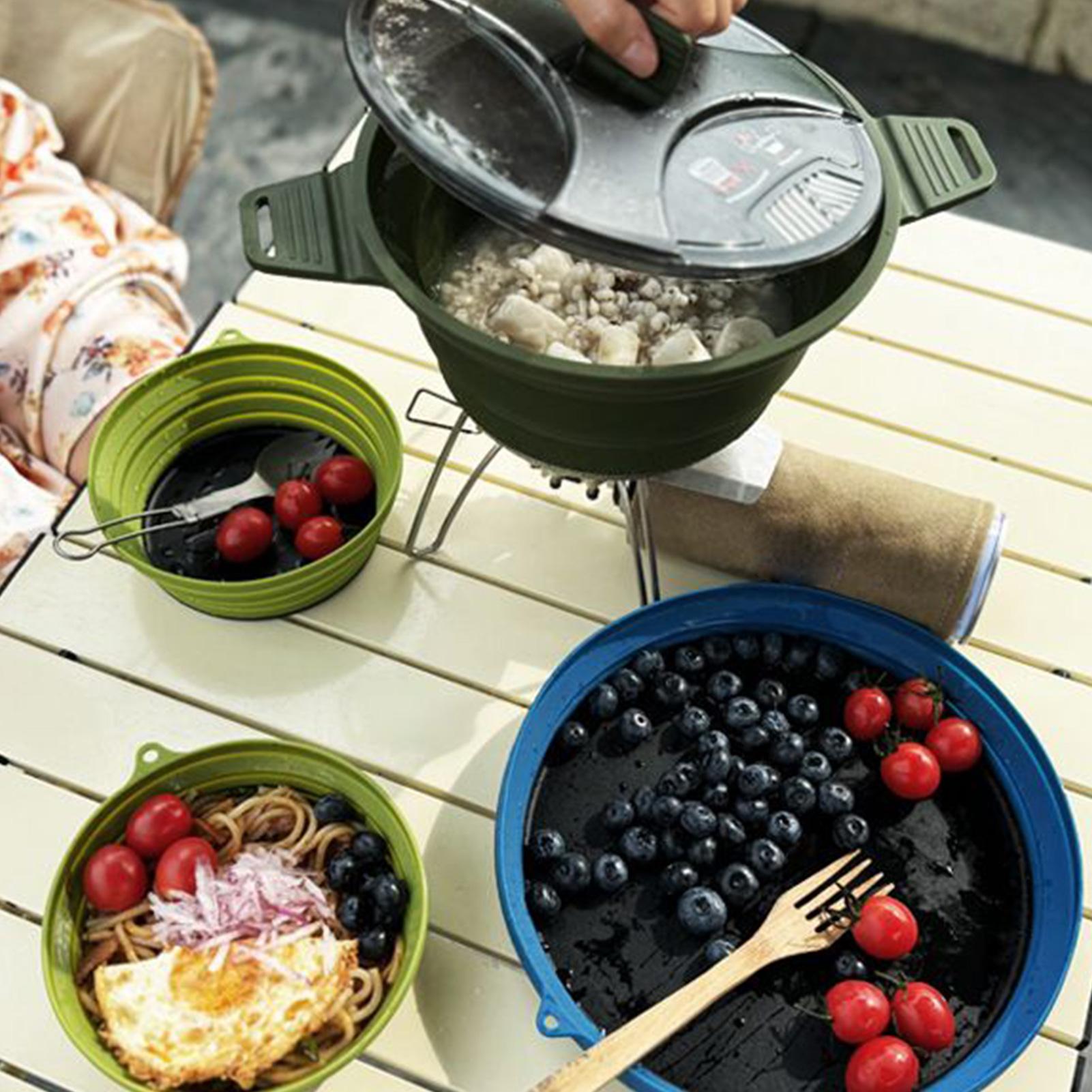ชุดทำอาหารสำหรับแคมป์ปิ้ง ชุดห - Camping Cooking Dishes บทวิจารณ์และราคา