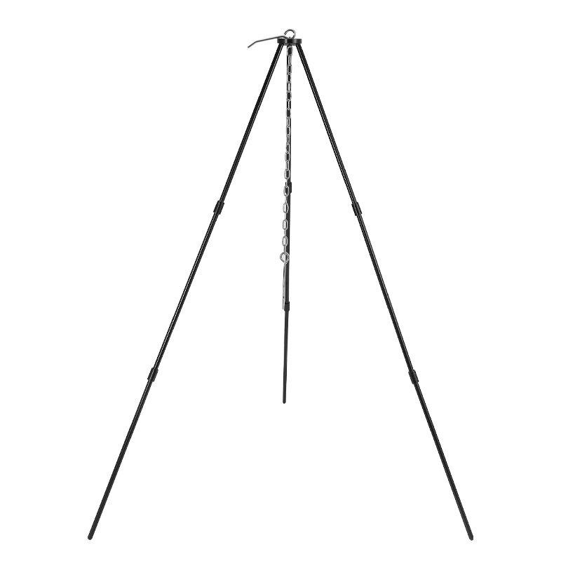 ขาตั้งสามขาแบบพกพาสำหรับทำอาหา - Camping Cooking Pot Tripod บทวิจารณ์และราคา