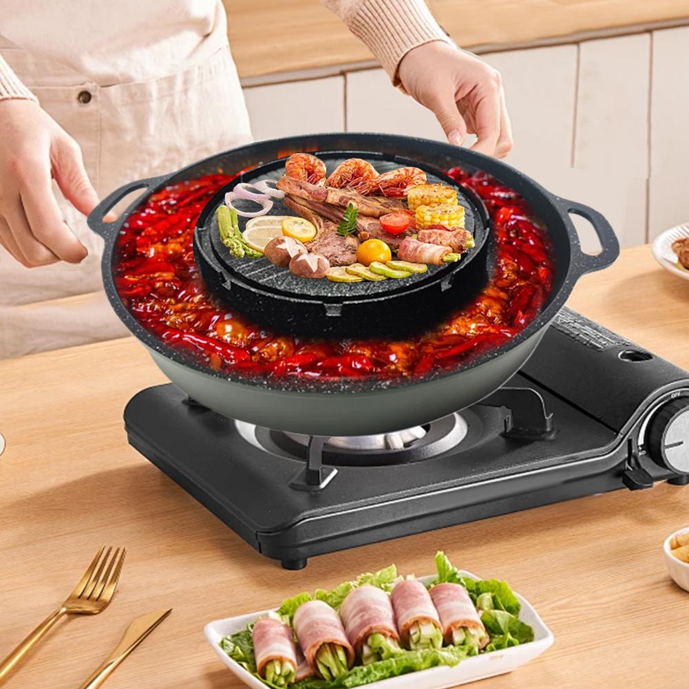 กระทะย่างแบบคาสเซ็ตเกาหลี อลูม - Camping Cooking Cupboard บทวิจารณ์และราคา