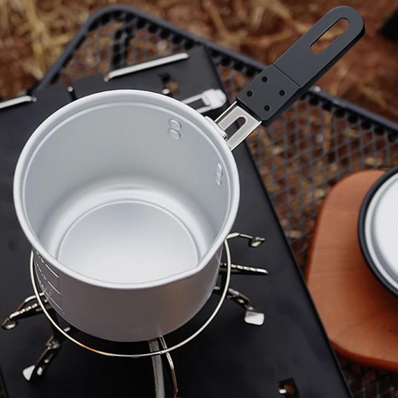 หม้อตั้งแคมป์แบบพับได้ 700 มล. - Camping Lightweight Cooking Pot บทวิจารณ์และราคา