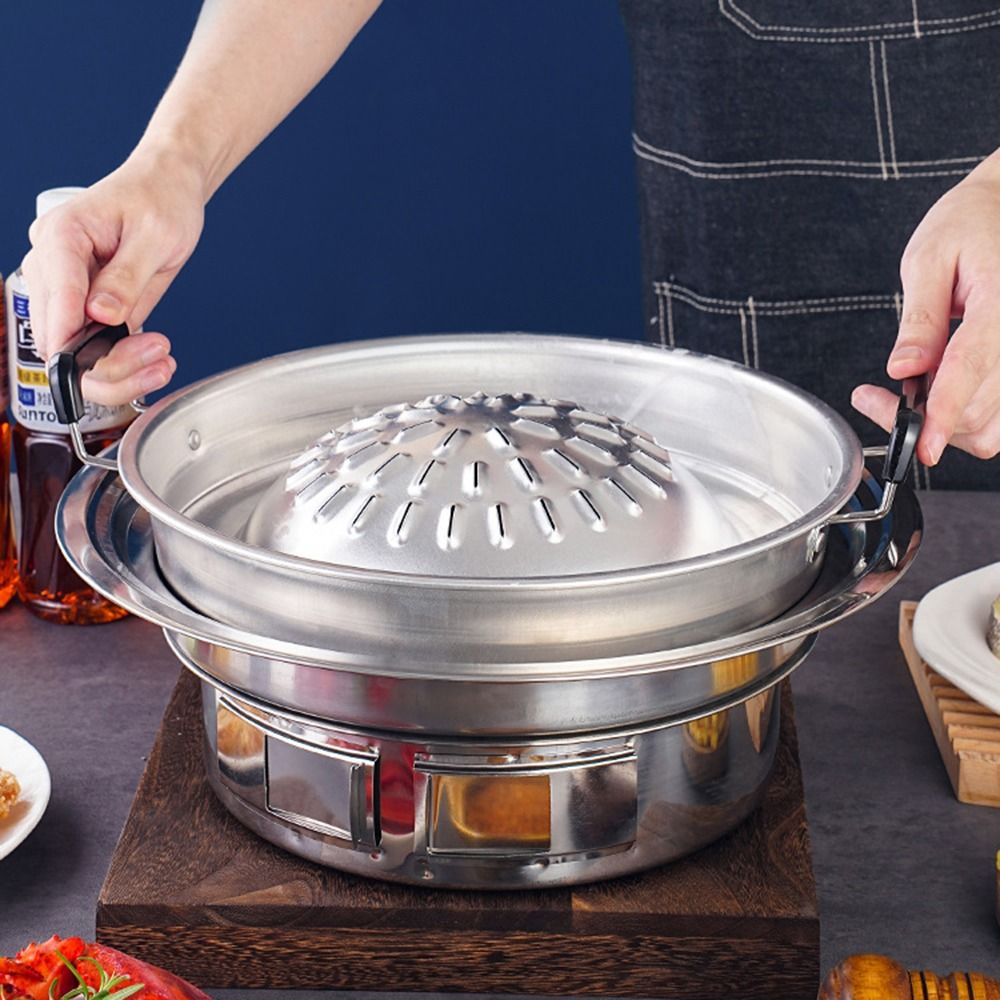 กระทะปิ้งย่างอเนกประสงค์แบบพกพ - Camping Cooking Griddle บทวิจารณ์และราคา