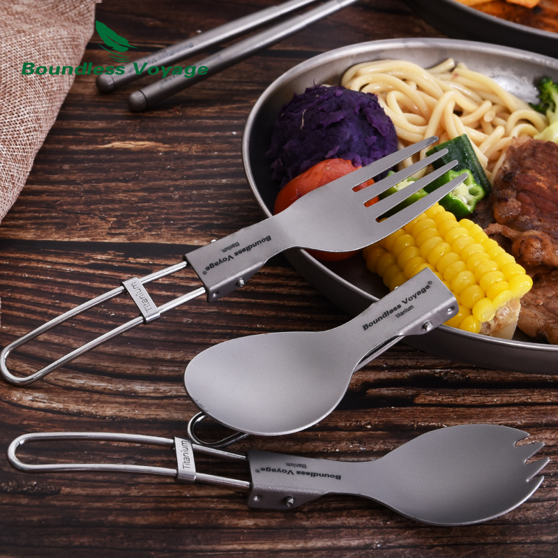 Boundless Voyage Titanium Camp - Camping Cooking And Cutlery Set บทวิจารณ์และราคา
