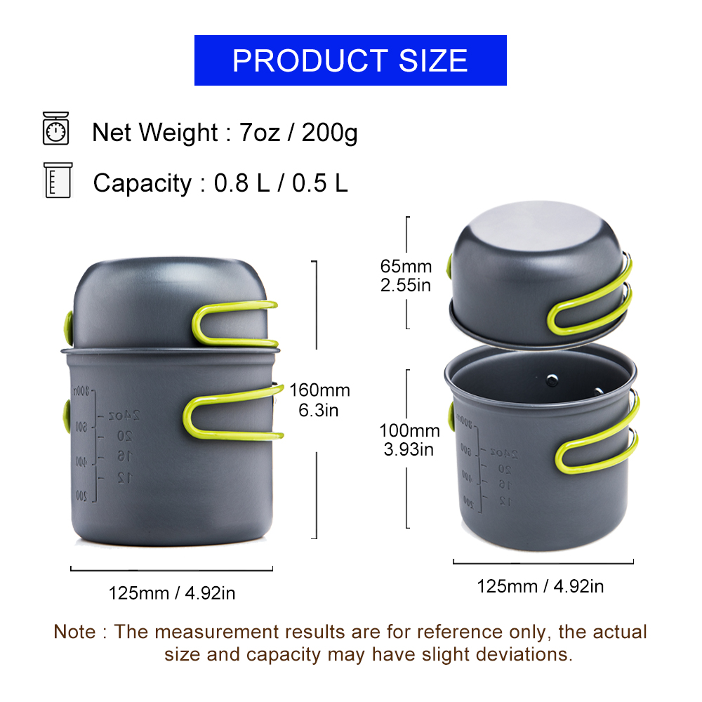 Widesea Ultralight Camping อุป - Camping Cooking Dishes บทวิจารณ์และราคา