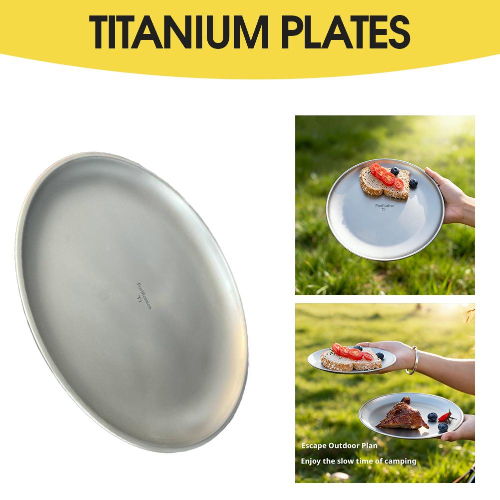 จานแคมป์ปิ้งไทเทเนียมบริสุทธิ์ - Camping Cooking Dishes บทวิจารณ์และราคา