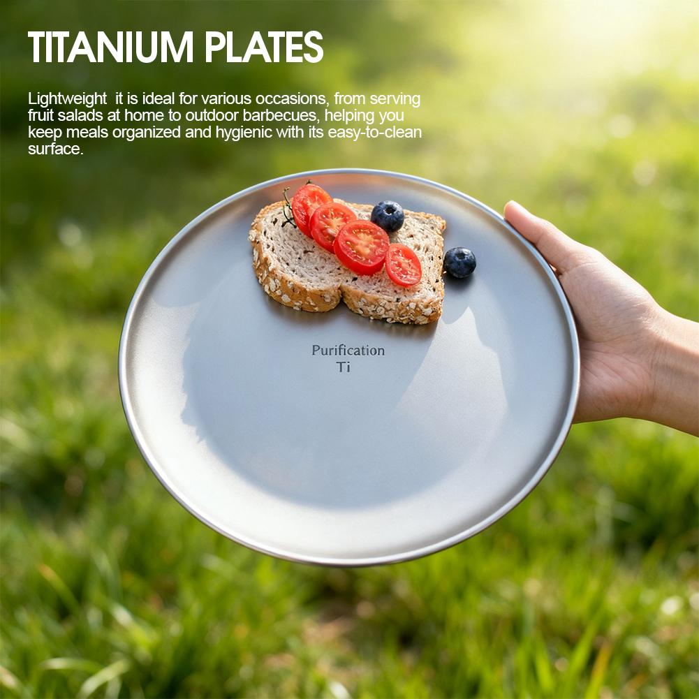 จานแคมป์ปิ้งไทเทเนียมบริสุทธิ์ - Camping Cooking Dishes บทวิจารณ์และราคา